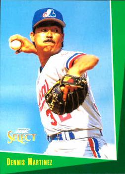 #147 Dennis Martinez - Montreal Expos - 1993 Select Baseball