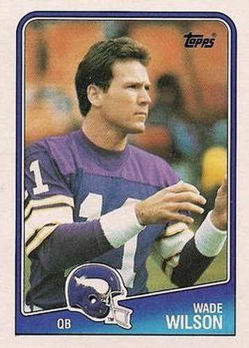 #147 Wade Wilson - Minnesota Vikings - 1988 Topps Football