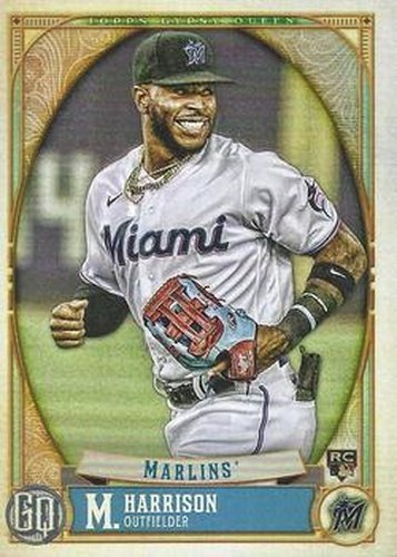 #147 Monte Harrison - Miami Marlins - 2021 Topps Gypsy Queen Baseball