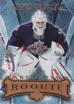 #147 Tomas Popperle - Columbus Blue Jackets - 2007-08 Upper Deck Artifacts Hockey