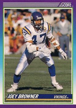 #147 Joey Browner - Minnesota Vikings - 1990 Score Football
