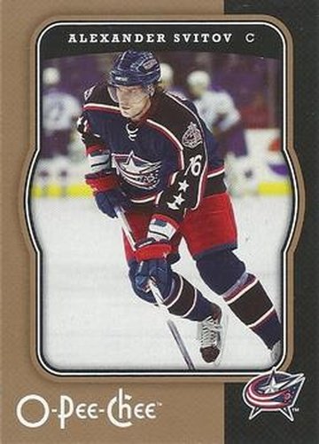 #148 Alexander Svitov - Columbus Blue Jackets - 2007-08 O-Pee-Chee Hockey