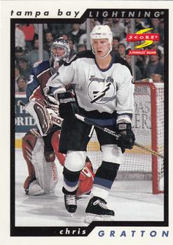 #148 Chris Gratton - Tampa Bay Lightning - 1996-97 Score Hockey