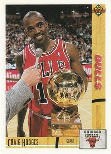 #148 Craig Hodges - Chicago Bulls - 1991-92 Upper Deck Basketball