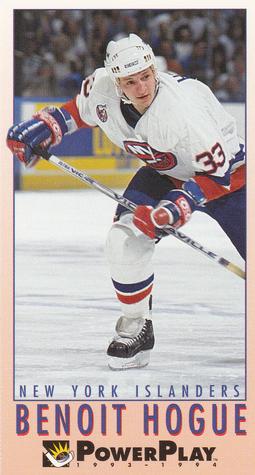 #148 Benoit Hogue - New York Islanders - 1993-94 Fleer PowerPlay Hockey