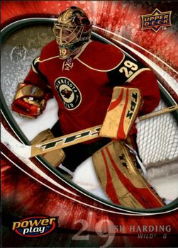#148 Josh Harding - Minnesota Wild - 2008-09 Upper Deck Power Play Box Set Hockey