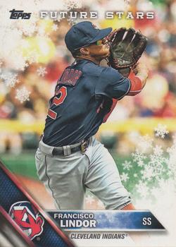 #HMW148 Francisco Lindor - Cleveland Indians - 2016 Topps Holiday Baseball