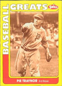 #148 Pie Traynor - Pittsburgh Pirates - 1991 Swell Baseball Greats