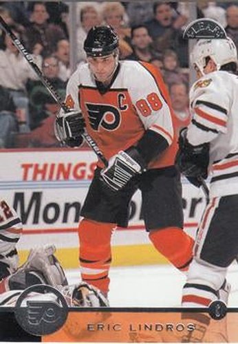 #148 Eric Lindros - Philadelphia Flyers - 1996-97 Leaf Hockey