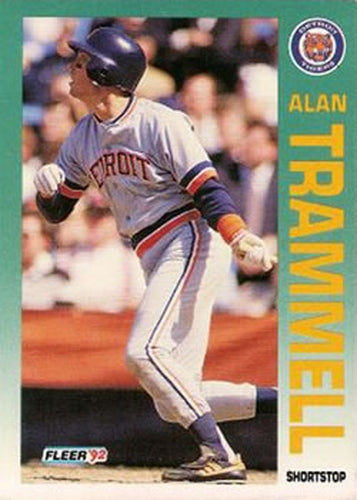 #148 Alan Trammell - Detroit Tigers - 1992 Fleer Baseball