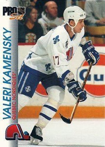 #148 Valeri Kamensky - Quebec Nordiques - 1992-93 Pro Set Hockey