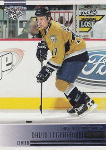 #148 David Legwand - Nashville Predators - 2004-05 Pacific Hockey