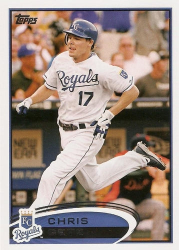 #148 Chris Getz - Kansas City Royals - 2012 Topps Baseball