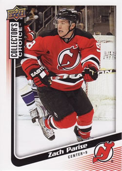#148 Zach Parise - New Jersey Devils - 2009-10 Collector's Choice Hockey