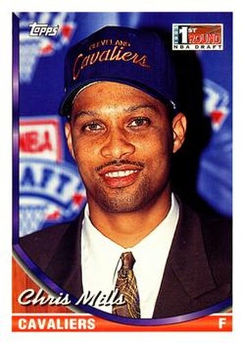 #148 Chris Mills - Cleveland Cavaliers - 1993-94 Topps Basketball