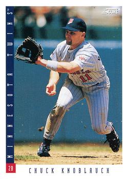 #148 Chuck Knoblauch - Minnesota Twins - 1993 Score Baseball