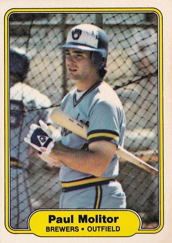 #148 Paul Molitor - Milwaukee Brewers - 1982 Fleer Baseball