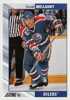 #148 Scott Mellanby - Edmonton Oilers - 1992-93 Score USA Hockey