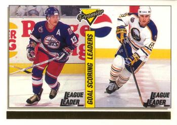 #148 Alexander Mogilny / Teemu Selanne - Winnipeg Jets / Buffalo Sabres - 1993-94 O-Pee-Chee Premier Hockey - Gold