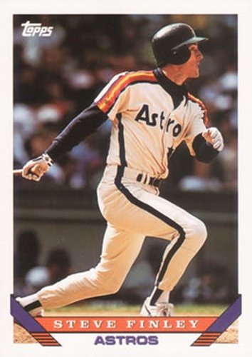 #148 Steve Finley - Houston Astros - 1993 Topps Baseball