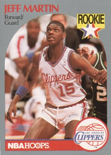 #148 Jeff Martin - Los Angeles Clippers - 1990-91 Hoops Basketball