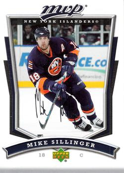 #148 Mike Sillinger - New York Islanders - 2007-08 Upper Deck MVP Hockey