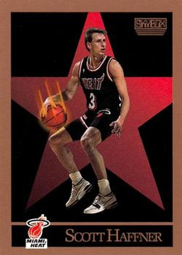 #148 Scott Haffner - Miami Heat - 1990-91 SkyBox Basketball