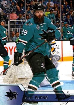 #148 Brent Burns - San Jose Sharks - 2016-17 Upper Deck Hockey