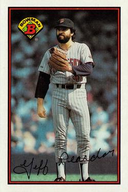 #148 Jeff Reardon - Minnesota Twins - 1989 Bowman Baseball