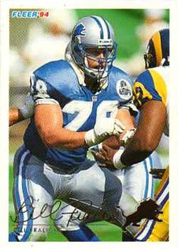 #148 Bill Fralic - Detroit Lions - 1994 Fleer Football
