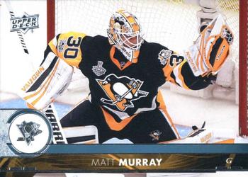 #148 Matt Murray - Pittsburgh Penguins - 2017-18 Upper Deck Hockey