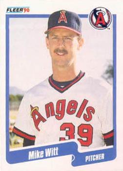 #148 Mike Witt - California Angels - 1990 Fleer USA Baseball