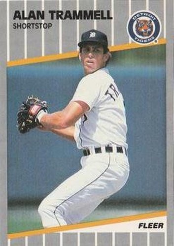 #148 Alan Trammell - Detroit Tigers - 1989 Fleer Baseball