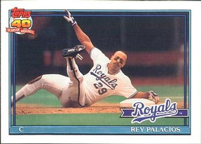 #148 Rey Palacios - Kansas City Royals - 1991 O-Pee-Chee Baseball