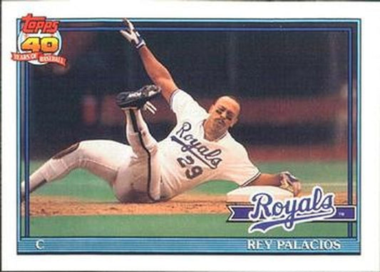 #148 Rey Palacios - Kansas City Royals - 1991 O-Pee-Chee Baseball