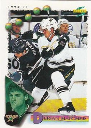 #148 Derian Hatcher - Dallas Stars - 1994-95 Score Hockey