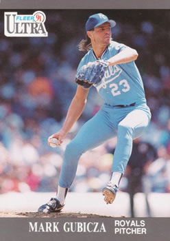 #148 Mark Gubicza - Kansas City Royals - 1991 Ultra Baseball