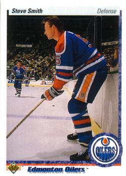 #148 Steve Smith - Edmonton Oilers - 1990-91 Upper Deck Hockey
