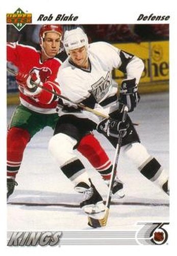 #148 Rob Blake - Los Angeles Kings - 1991-92 Upper Deck Hockey