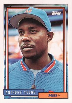 #148 Anthony Young - New York Mets - 1992 Topps Baseball