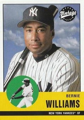 #148 Bernie Williams - New York Yankees - 2001 Upper Deck Vintage Baseball