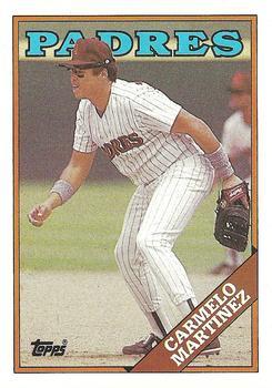 #148 Carmelo Martinez - San Diego Padres - 1988 Topps Baseball
