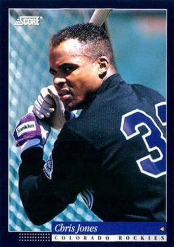 #148 Chris Jones - Colorado Rockies -1994 Score Baseball