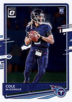 #148 Cole McDonald - Tennessee Titans - 2020 Donruss Optic Football