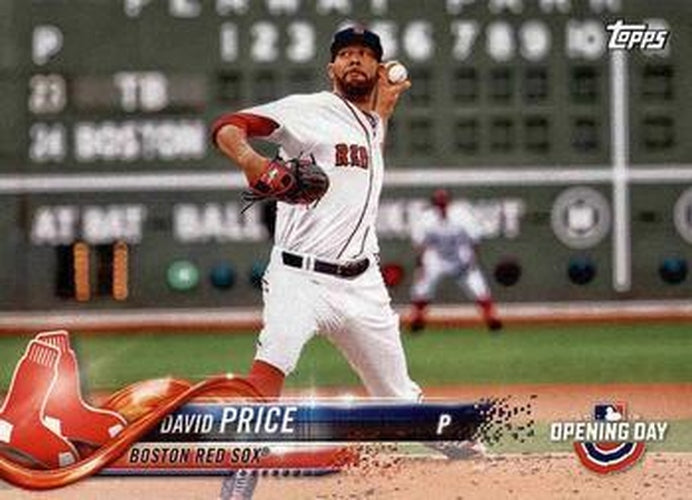 #148 David Price - Boston Red Sox - 2018 Topps Opening Day Baseball