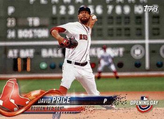 #148 David Price - Boston Red Sox - 2018 Topps Opening Day Baseball