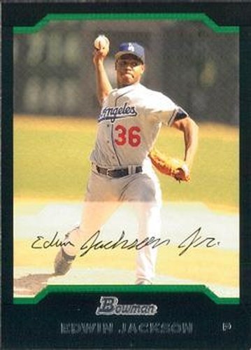 #148 Edwin Jackson - Los Angeles Dodgers - 2004 Bowman Baseball