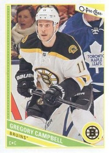#148 Gregory Campbell - Boston Bruins - 2013-14 O-Pee-Chee Hockey