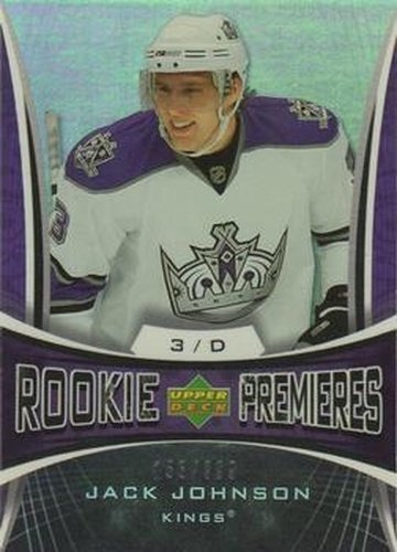 #148 Jack Johnson - Los Angeles Kings - 2007-08 Upper Deck Trilogy Hockey