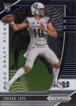 #148 Jordan Love- Utah State Aggies - 2020 Panini Prizm Draft Picks Football